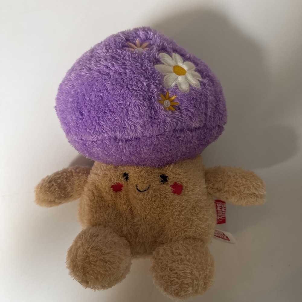 BumBumz 8" Miguel The Groovy Mushroom  Plush - SpringBumz Collection
